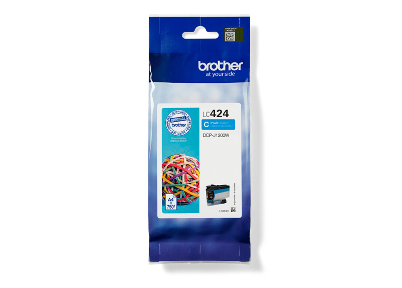 Brother LC-424C Cyaan 16,0ml (100% Comp. Chip)