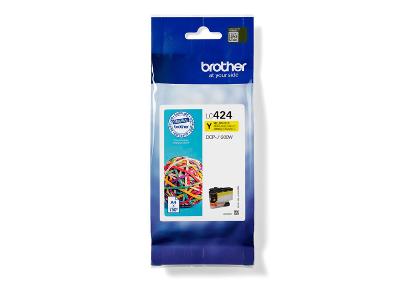 Brother LC-424Y Geel 16,0ml (100% Comp. Chip)