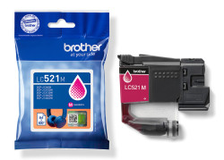 Brother LC-521M Magenta 500 pagina&#039;s (Origineel)