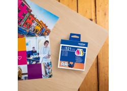 Brother LC-521VAL Value Pack 4x 500 paginaÂ´s (Origineel)
