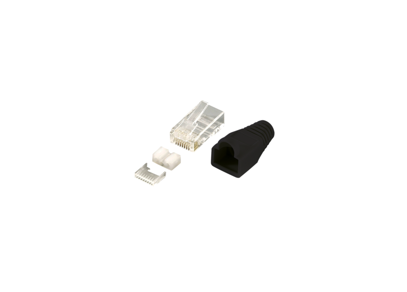 Patchst.RJ45 Cat6 Unshielded 10st LogiLink Trek Zw