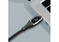 USB 2.0 C <--> USB-C 1.00m LogiLink Zwart, OLED display