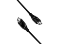 USB 2.0 C <--> USB-C 2.00m LogiLink Zwart, OLED display
