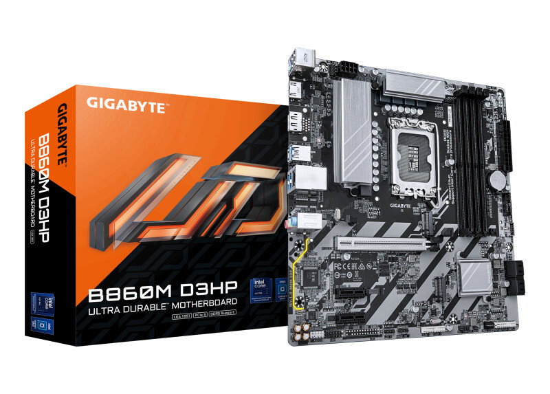 Gigabyte 1851 B860M D3HP - DDR5/M.2/DP/HDMI/µATX Gigabyte 1851 B860M D3HP - DDR5/M.2/DP/HDMI/µATX