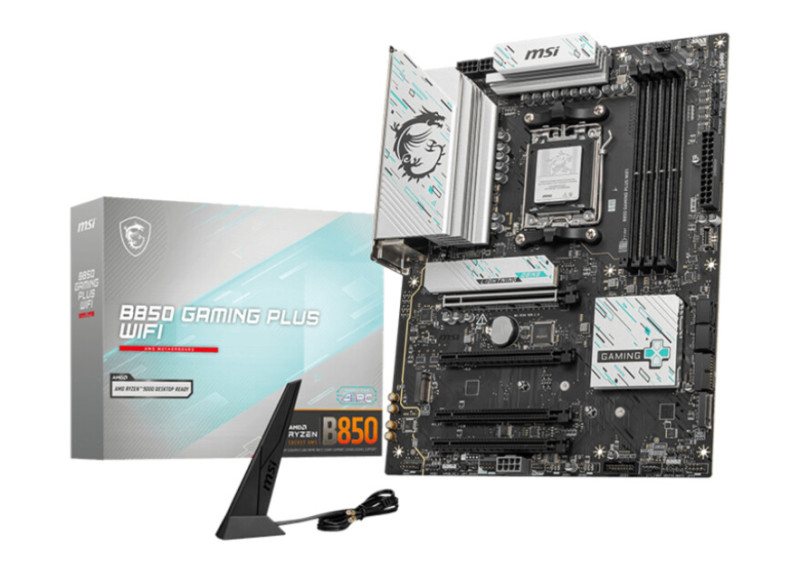 MSI AM5 B850 GAMING PLUS WIFI - DDR5/3xM.2/DP/ATX MSI AM5 B850 GAMING PLUS WIFI - DDR5/3xM.2/DP/ATX