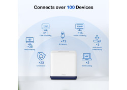 MERCUSYS Mesh HALO H50G - AC1900 Gigabit set van 3