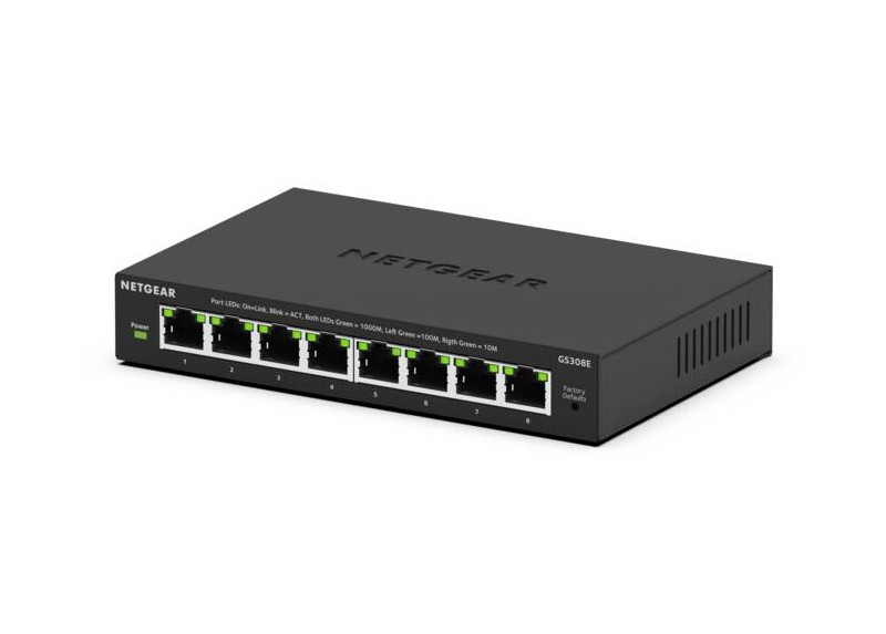 Netgear 8 Poort ProSafe GS308Ev4 1Gbps