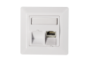 Inbouwdoos 2xKeystone Module LogiLink Signal Wit