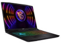 MSI 16,0" i7-13/16GB/1TB/WUXGA IPS 144Hz/4070 8GB/NoOS