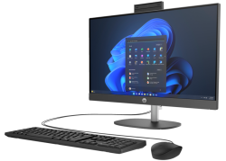 HP All-in-One 24" N/16GB/512GB/FHD IPS/W11 Pro Zwart
