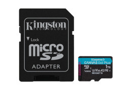 SDXC Card Micro 1TB Kingston U3 V30 A2 Canvas Go! Plus
