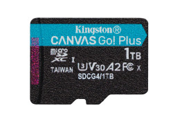 SDXC Card Micro 1TB Kingston U3 V30 A2 Canvas Go! Plus