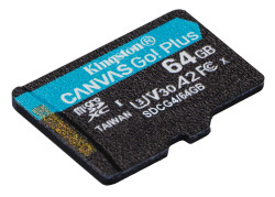SDXC Card Micro 64GB Kingston U3 V30 A2 Canvas Go! Plus