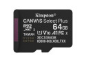 SDXC Card Micro 64GB Kingston UHS-I Canvas Select Plus