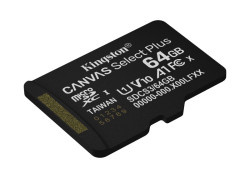 SDXC Card Micro 64GB Kingston UHS-I Canvas Select Plus