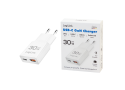 Lader 230V 1xUSB-C 30W+1xUSB-A 18W LogiLink Zwart