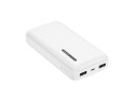 Power Bank 20000mAh LogiLink 2x USB-A Wit