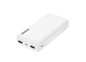 Power Bank 20000mAh LogiLink 2x USB-A Wit