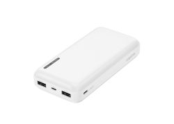 Power Bank 20000mAh LogiLink 2x USB-A Wit