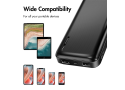 Power Bank 20000mAh LogiLink 2x USB-A Zwart