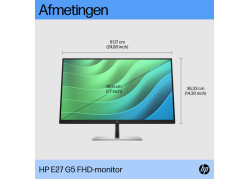 27" HP E27 G5 FHD/DP/HDMI/4xUSB/Pivot/IPS