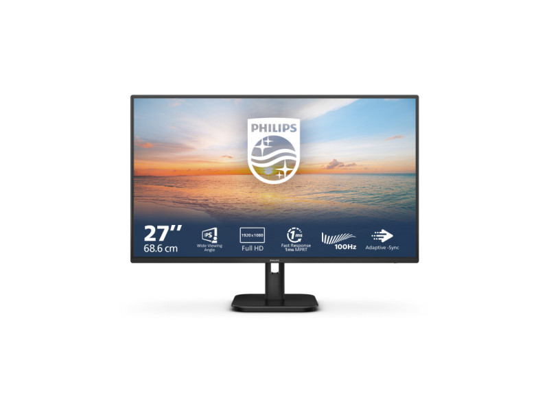 27" Philips 27E1N1100A FHD/HDMI/VGA/Speaker/IPS