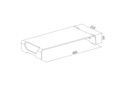 Monitorverhoging LogiLink <20kg - Aluminium - 400mm