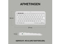 DT Logitech Pebble Keys 2 K380s Wit Bluetooth