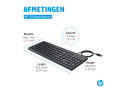 KB HP 150 Zwart bedraad Retail