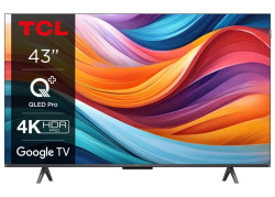 TCL T7B 43T7B | 43" Ultra HD 4K QLED Smart TV | Dolby Vision | Google TV | HDMI 2.1 | 60Hz