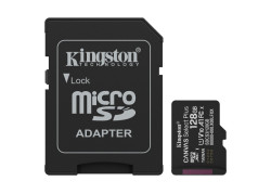 Kingston Technology microSDXC 128GB | Canvas Select Plus Gen3 | 150MB/s | A1 | + Adapter