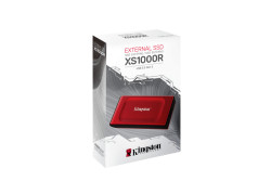 Kingston Technology XS1000 Red | 1TB | External Portable SSD | USB 3.2 Gen 2