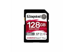 Kingston Canvas React Plus | SDXC | 128GB | Class 10 | UHS-II U3 | V90