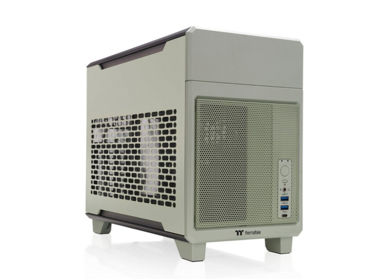 Thermaltake The TR100 | Mini-ITX Case | Matcha Green (CA-11A-00SENN-00)
