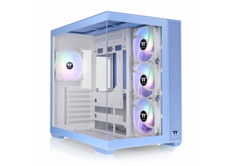 Thermaltake View 380 TG ARGB | Mid Tower Case | Hydrangea Blue (CA-1Z2-00MFWN-00)