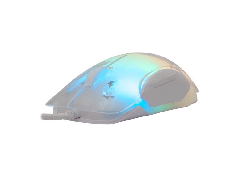 White Shark Mordred-W | Gaming Muis | 825 Chipset | RGB Verlichting | 12.800 DPI | Wit