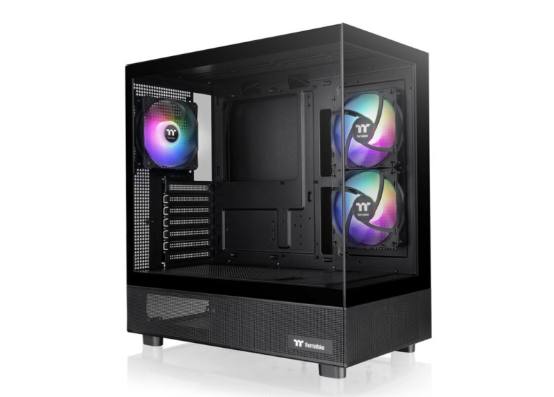 Thermaltake View 270 Plus TG ARGB | Mid Tower Case | Zwart (CA-1Y7-00M1WN-01)