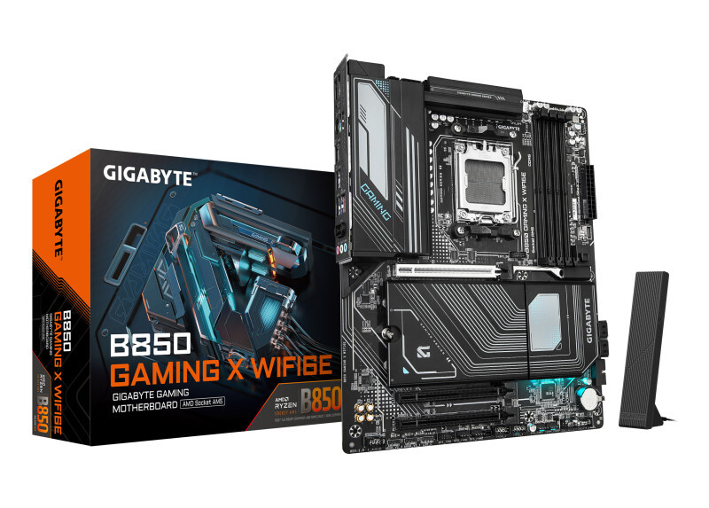 Gigabyte B850 GAMING X WIFI6E | Socket AM5 | AMD B850 | 4xDDR5 | ATX | Moederbord
