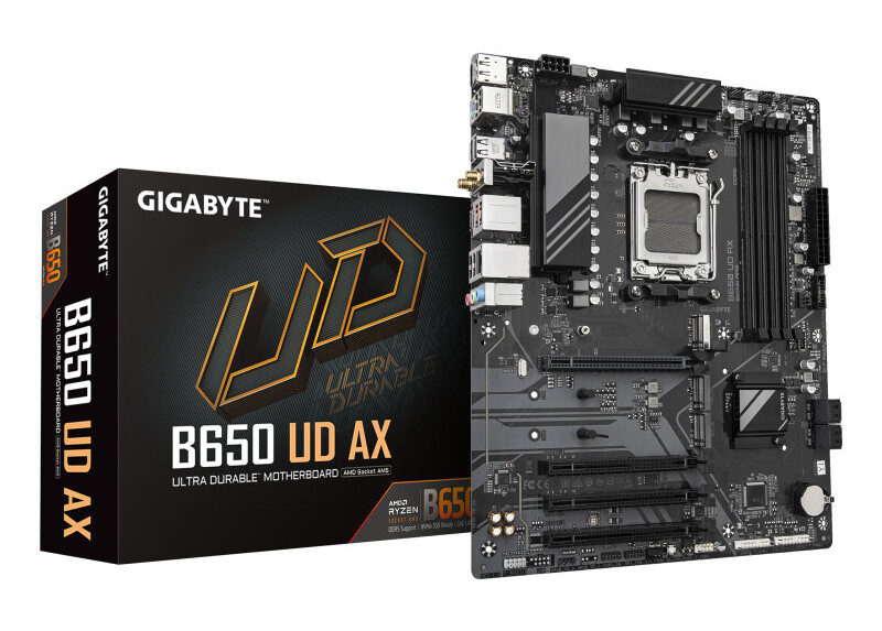 Gigabyte B650 UD AX | Socket AM5 | AMD B650 | 4xDDR5 | ATX | Motherboard