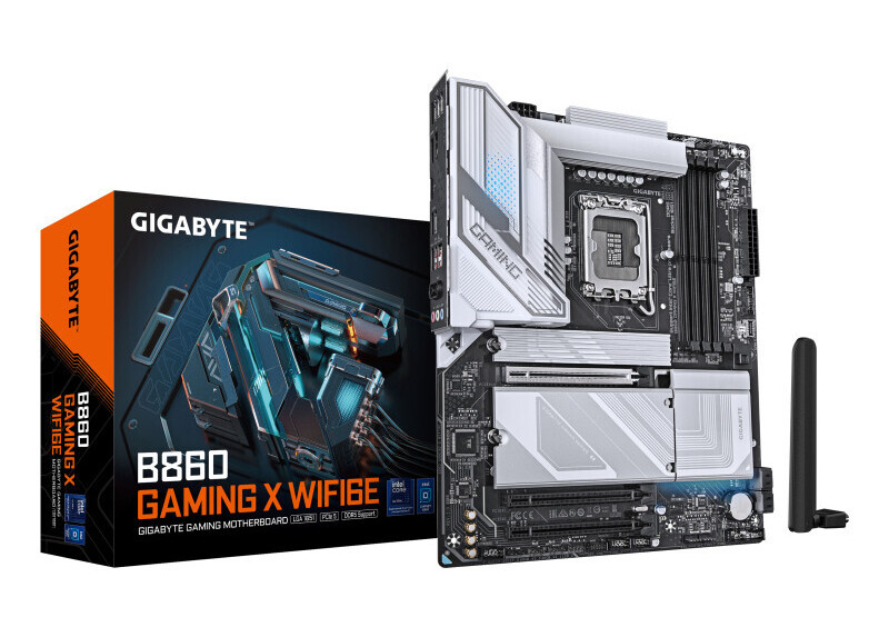 Gigabyte B860 GAMING X WIFI6E | Socket LGA 1851 (V1) | Intel B860 | 4xDDR5 | ATX | Moederbord