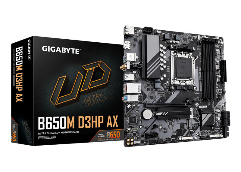 GIGABYTE B650M D3HP AX | Socket AM5 | AMD B650 | 4xDDR5 | Micro ATX | Moederbord