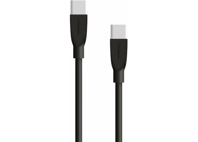 Mobiparts USB C naar USB C Kabel | 3A 60W | 2 Meter | Zwart