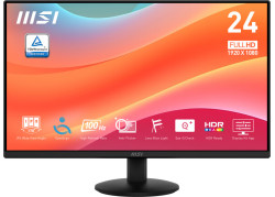 MSI PRO MP242L | 23.8" Full HD IPS Monitor | 100Hz | 1x DisplayPort | 1x HDMI | 1x VGA