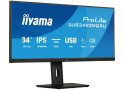iiyama ProLite XUB3493WQSU-B6 | 34" Ultrawide IPS Monitor | 3440x1440 UWQHD | 120Hz | LED | Zwart