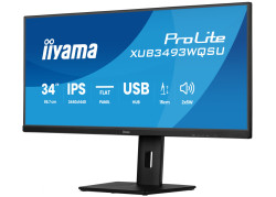 iiyama ProLite XUB3493WQSU-B6 | 34" Ultrawide IPS Monitor | 3440x1440 UWQHD | 120Hz | LED | Zwart