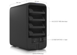Ubiquiti UNAS 4 4bay/2xM.2/2.5Gbps/PoE+++ Zwart