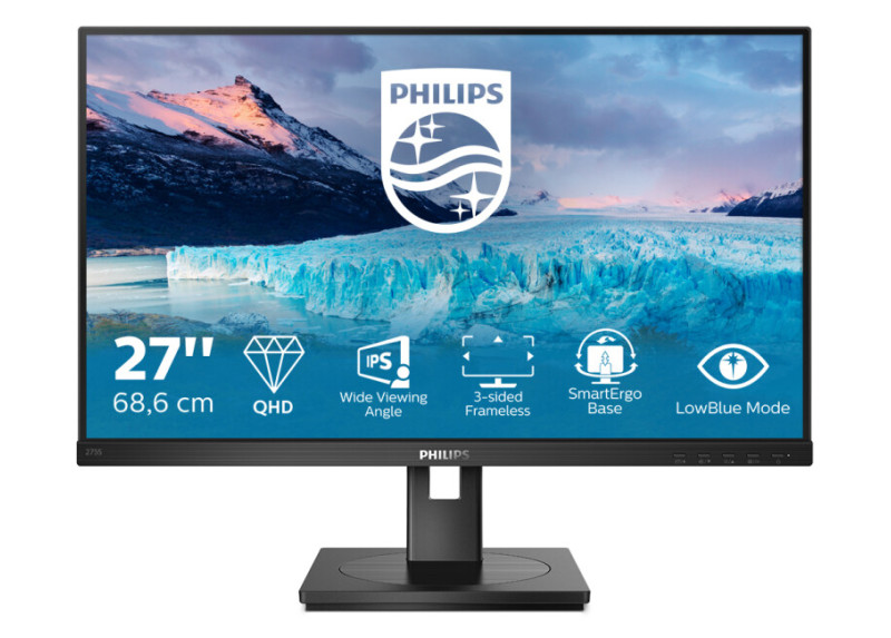 27" Philips 275S1AE QHD/DP/HDMI/DVI/Speaker/IPS