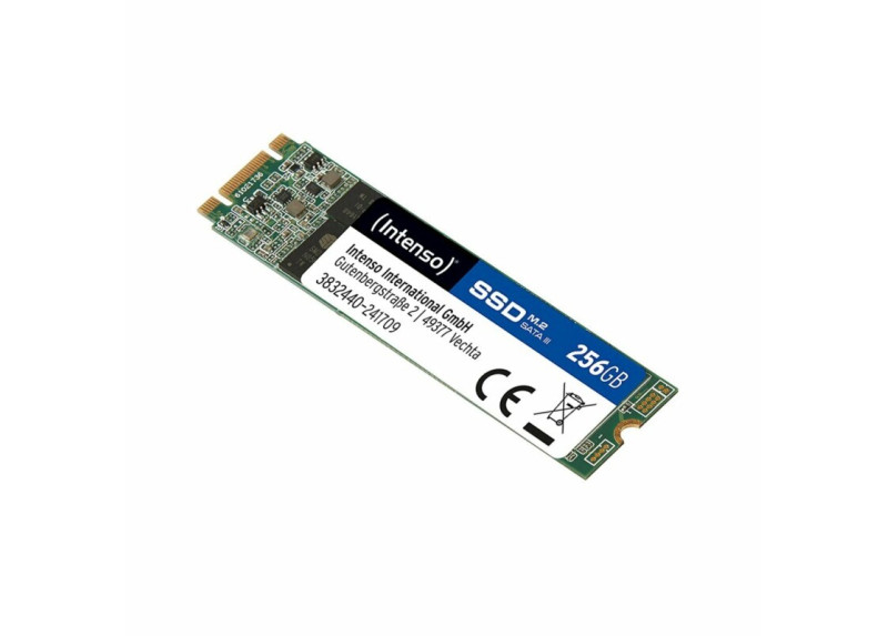 Intenso Top Performance | 256GB SATA SSD | M.2 | 520 MB/s Lezen | 400 MB/s Schrijven