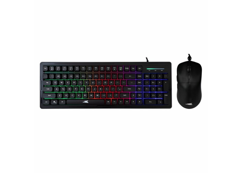 Baracuda ORCA RGB | Bekabeld Gaming Toetsenbord inclusief Muis | QWERTY | Zwart