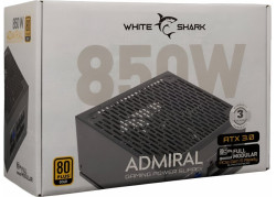 White Shark Admiral | 850 Watt Gold ATX 3.0 PSU | PCIe 5.0 | Power Supply | Voeding | OPEN BOX